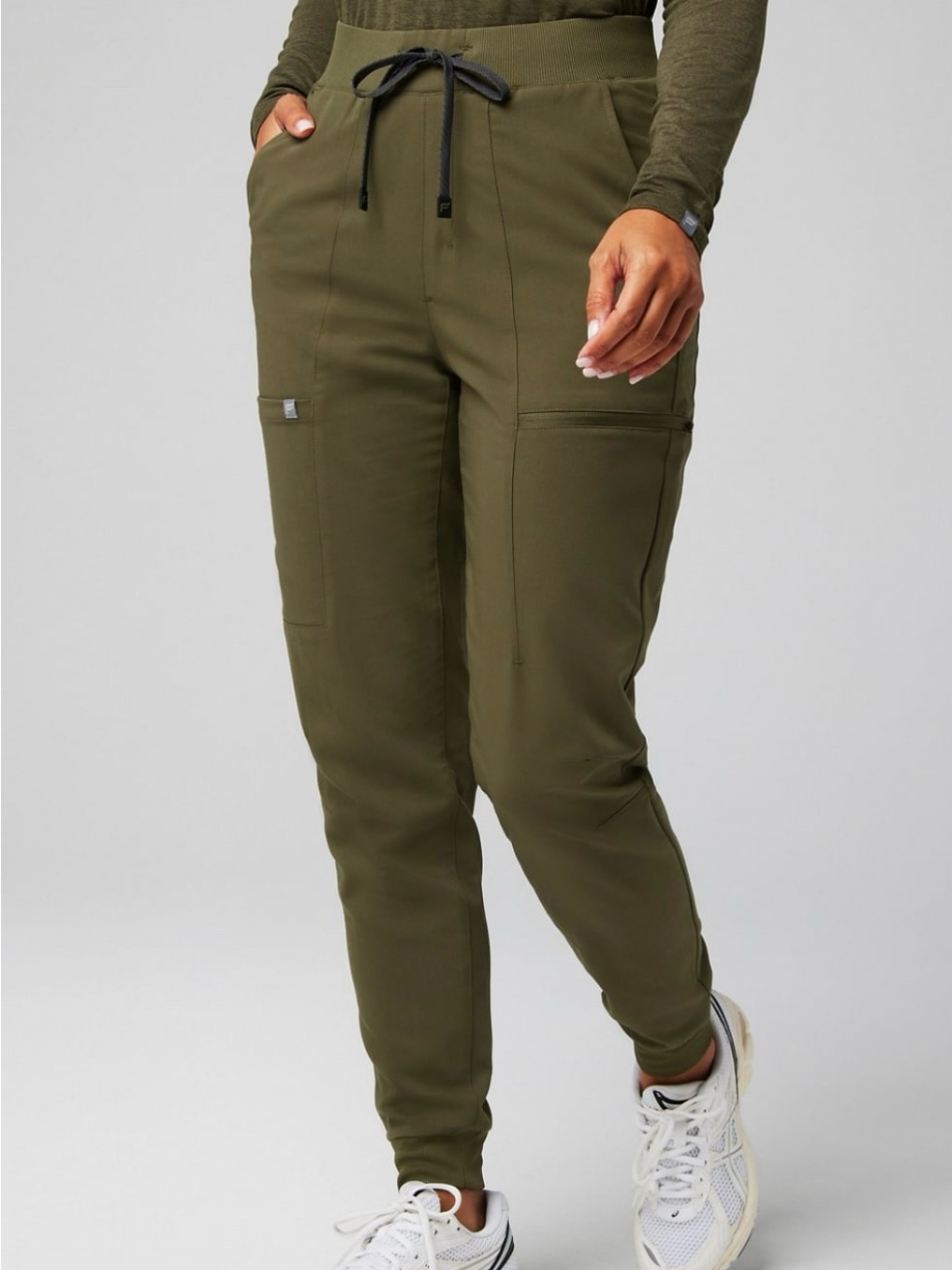 Fabletics Olive Drawstring Cargo Joggers